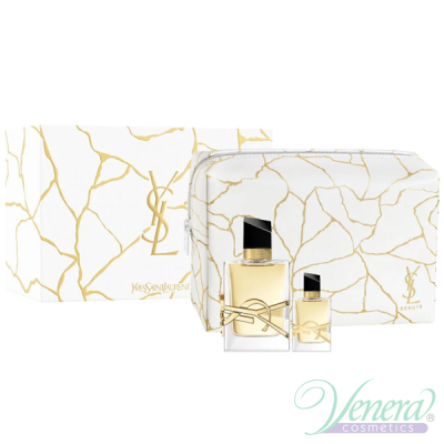 YSL Libre Комплект (EDP 50ml + EDP 7.5ml + Bag) за Жени Дамски Комплекти