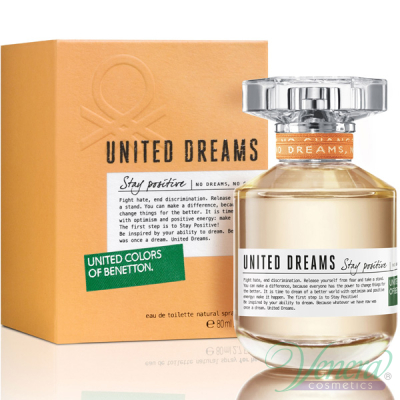 Benetton United Dreams Stay Positive EDT 80ml за Жени Дамски Парфюми