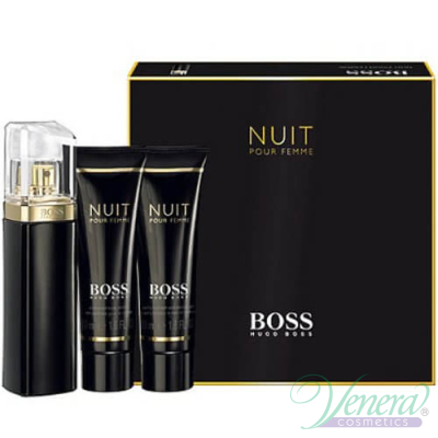 Boss Nuit Pour Femme Комплект (EDP 50ml +BL 50ml + SG 50ml) за Жени За Жени