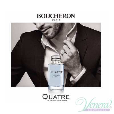 Boucheron Quatre Pour Homme EDT 100ml за Мъже БЕЗ ОПАКОВКА Мъжки Парфюми без опаковка