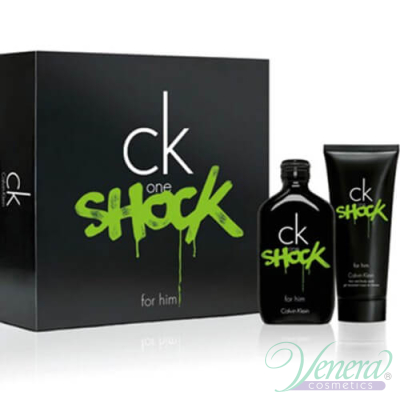 Calvin Klein CK One Shock Комплект (EDT 100ml + Shower Gel 100ml) за Мъже За Мъже