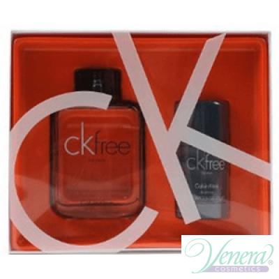 Calvin Klein CK Free Комплект (EDT 100ml + Deo Stick 75ml) за Мъже За Мъже