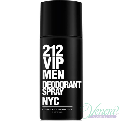 Carolina Herrera 212 VIP Men Deo Spray 150ml за Мъже Мъжки Продукти за лице и тяло