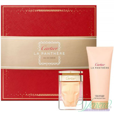 Cartier La Panthere Комплект (EDP 50ml + Body Cream 100ml) за Жени Дамски Комплекти