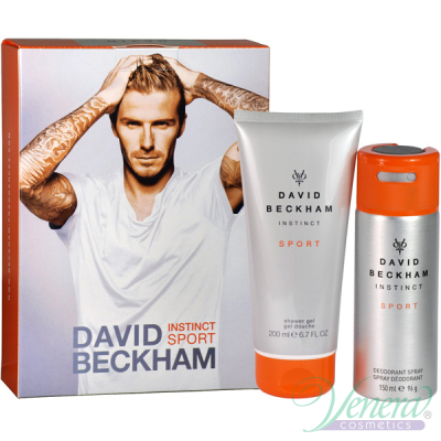 David Beckham Instinct Sport Комплект (Deo Spray 150ml + SG 200ml) за Мъже Мъжки Комплекти