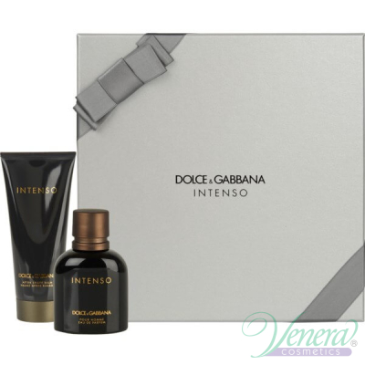 Dolce&Gabbana Pour Homme Intenso Комплект (EDP 75ml + AS Balm 100ml) за Мъже Мъжки Парфюми