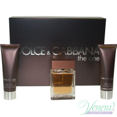Dolce&Gabbana The One Комплект (EDT 50ml + AS Balm 50ml + SG 50ml)  за Мъже