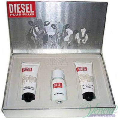 Diesel Plus Plus Комплект (EDT 75ml + AS Balm 100ml + SG 100ml) за Мъже За Мъже