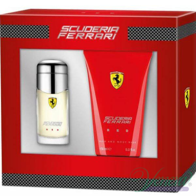 Ferrari Scuderia Ferrari Red Комплект (EDT 75ml + Hair & Body Wash 150ml) за Мъже Мъжки Комплекти