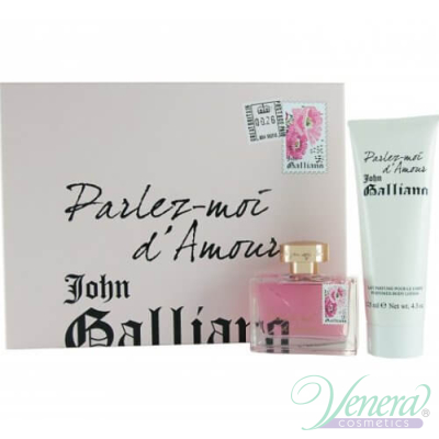 John Galliano Parlez-Moi D'Amour Set (EDP 50ml + Body Lotion 125ml) за Жени Дамски комплекти