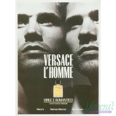 Versace L'Homme EDT 100ml за Мъже БЕЗ ОПАКОВКА Мъжки Парфюми без опаковка