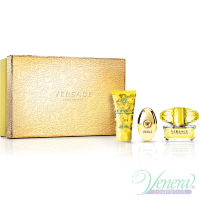 Versace Yellow Diamond Комплект (EDT 50ml + EDT 10ml + BL 50ml) за Жени За Жени
